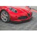 Накладка сплиттер на передний бампер на Alfa Romeo 4C